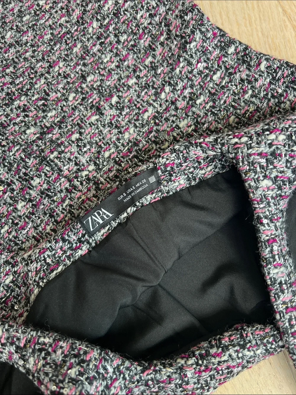 Zara tweed mini